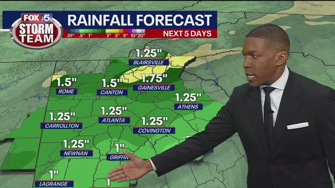 Sunday evening forecast update