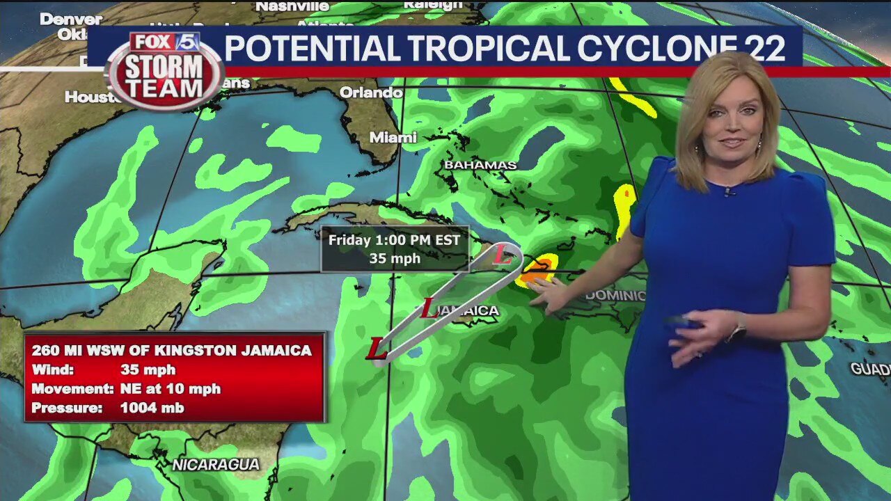 Friday morning weather forecast