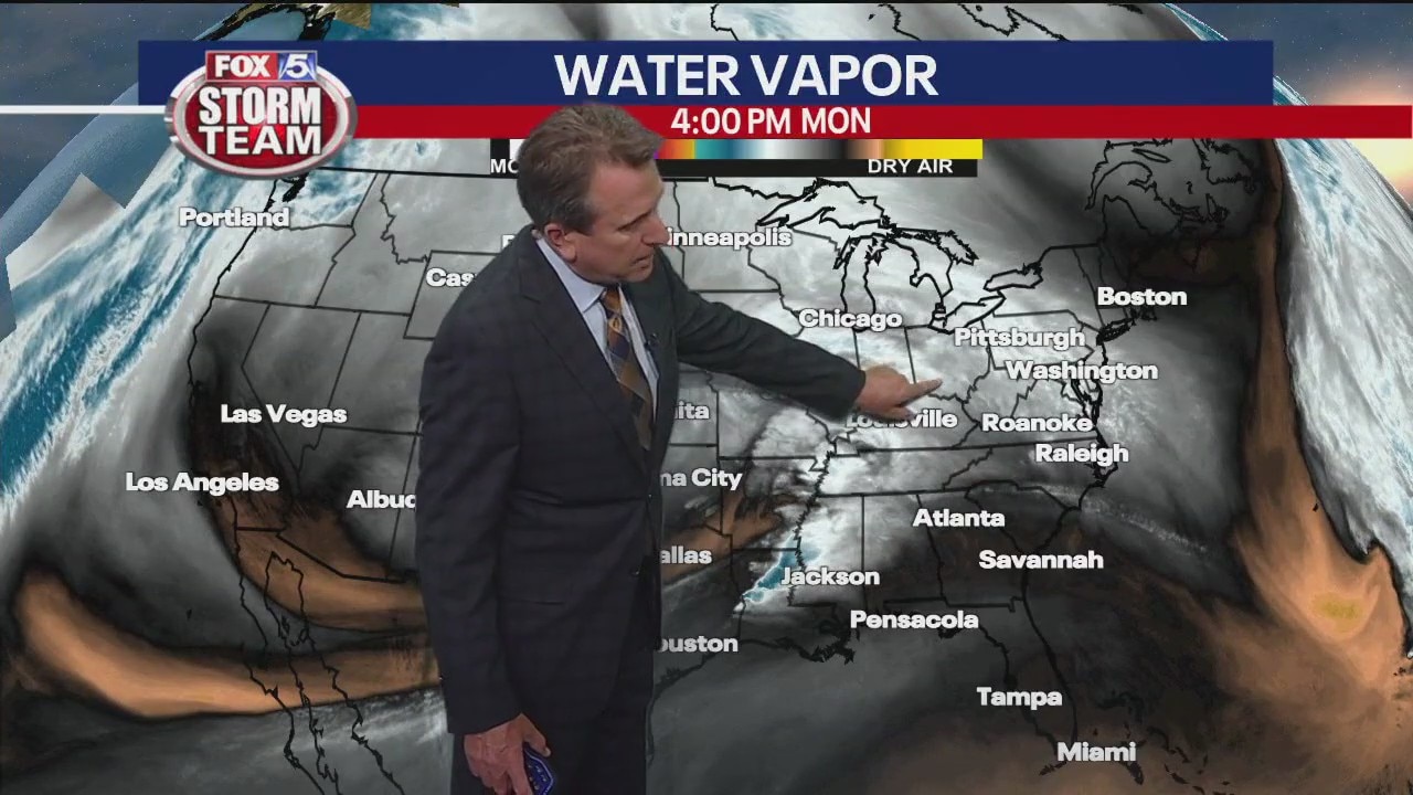 Monday afternoon forecast