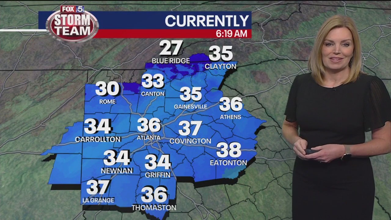 Tuesday morning weather forecast