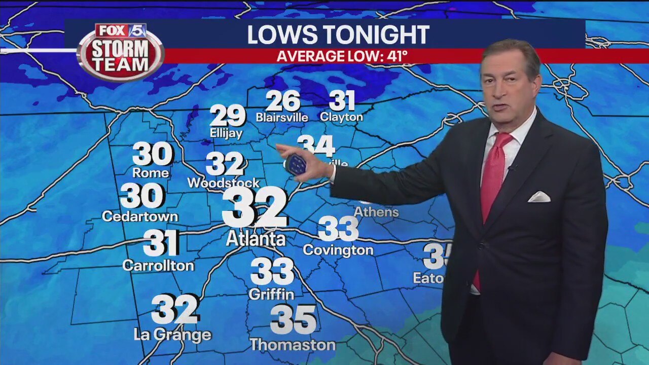 Monday evening forecast