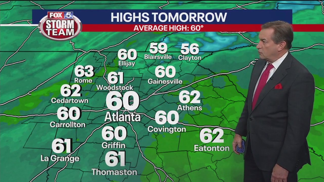 Wednesday evening forecast