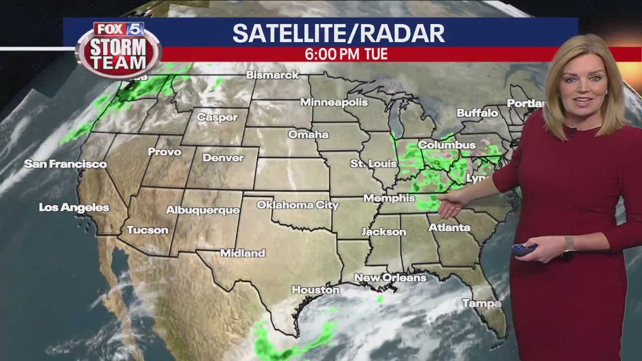 Wednesday morning weather forecast