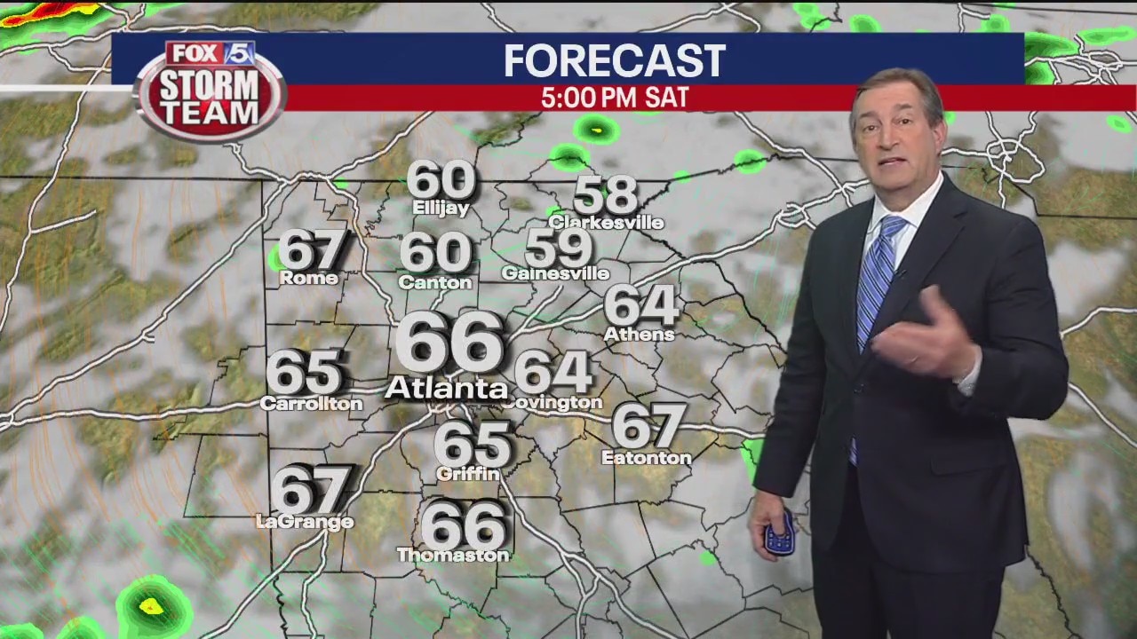 Thursday evening forecast