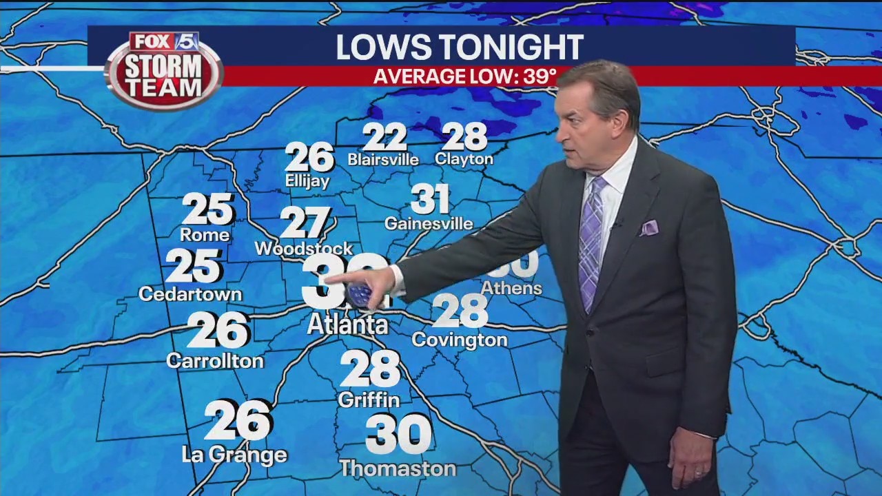 Monday evening forecast