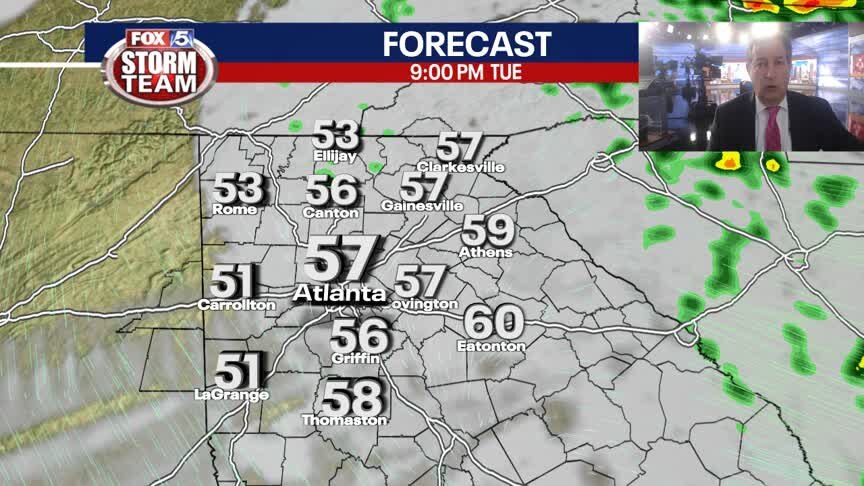 Tuesday Night Weather Update