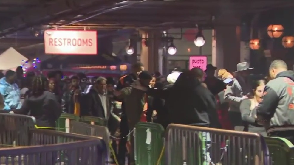 Ringing in new year at Peach Fest