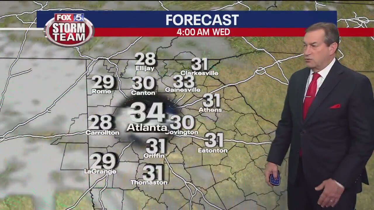 Monday night forecast