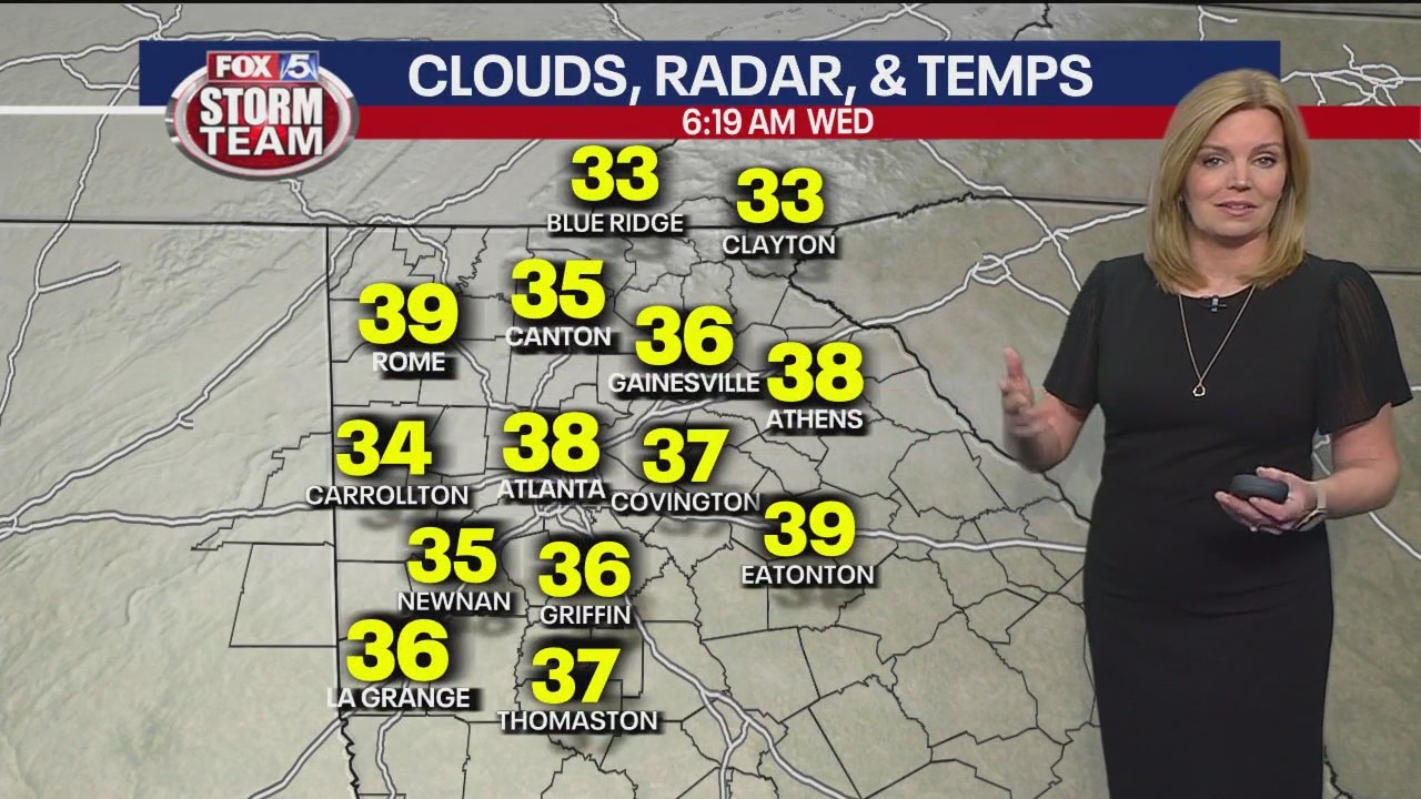 Wednesday morning weather forecast
