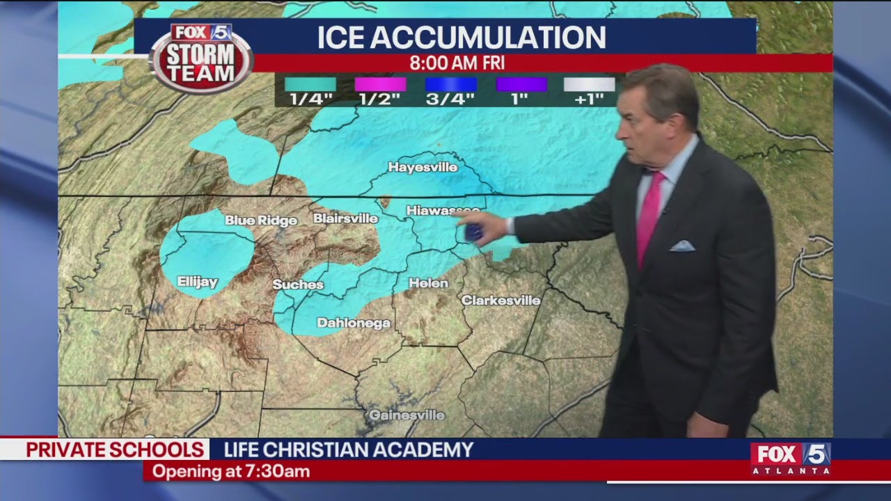 Tuesday night forecast