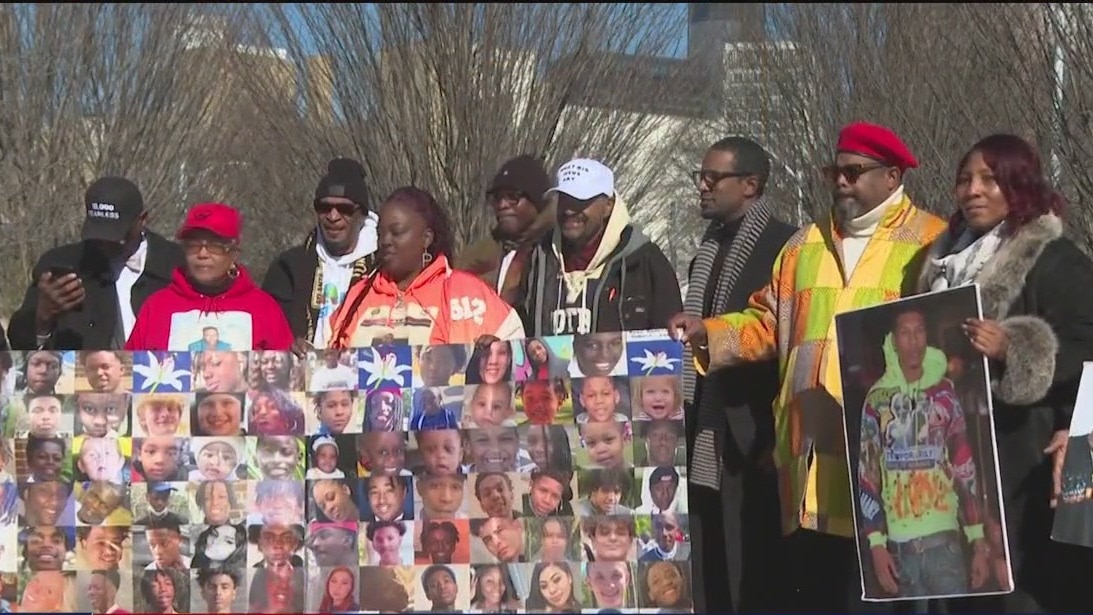 Gun violence rally led by mothers of murdered children
