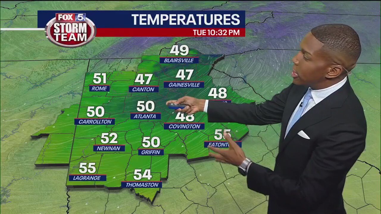 Tuesday night forecast