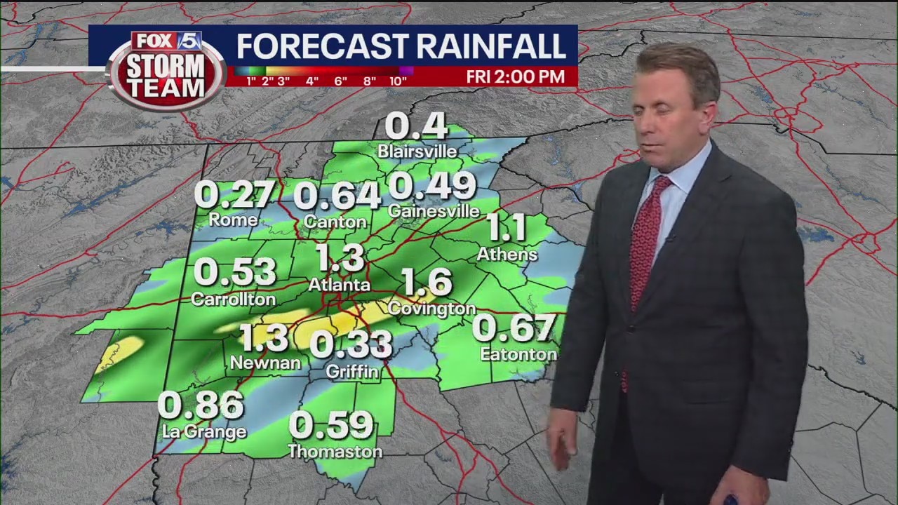 Thursday afternoon forecast
