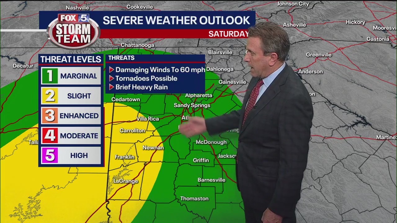 Thursday evening forecast