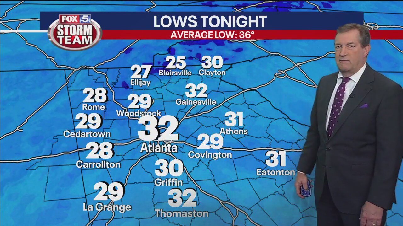 Monday evening forecast