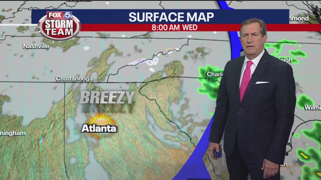 Tuesday evening forecast