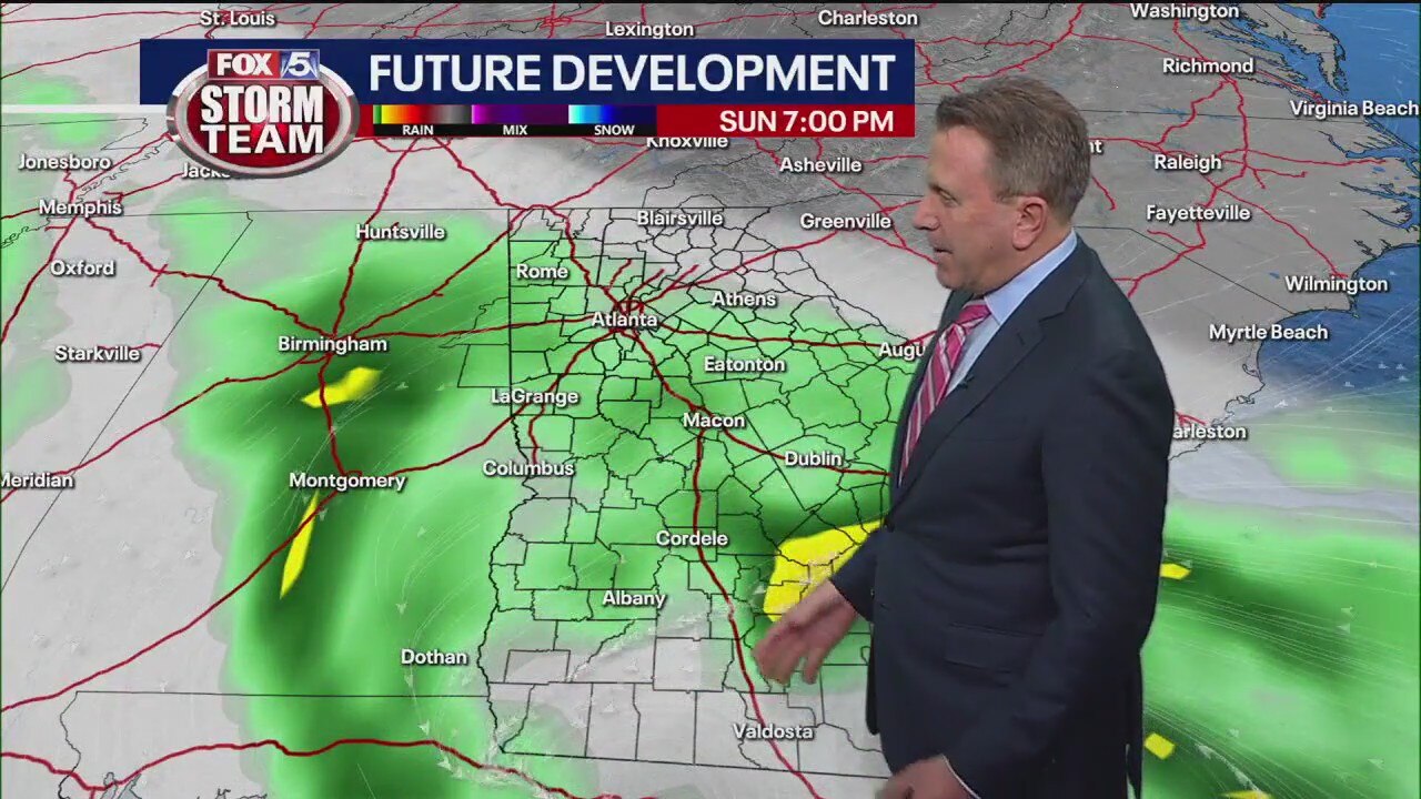 Thursday midday weather forecast