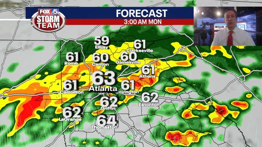 Sunday Night Weather Update