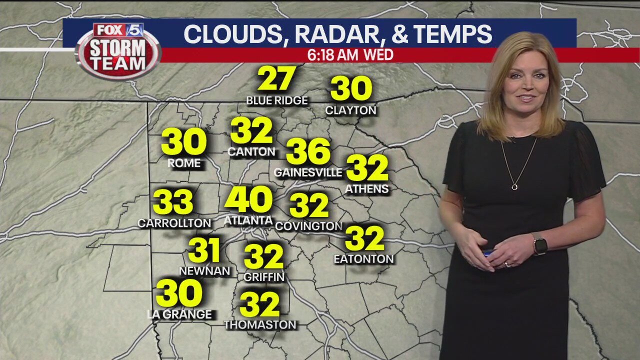 Wednesday morning weather forecast