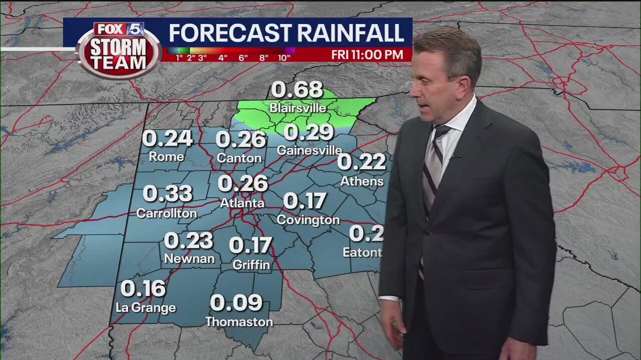 Thursday afternoon forecast