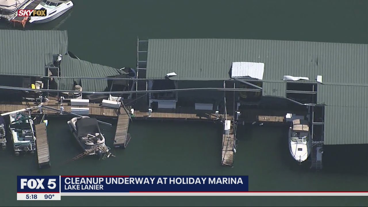 Cleanup along Lake Lanier