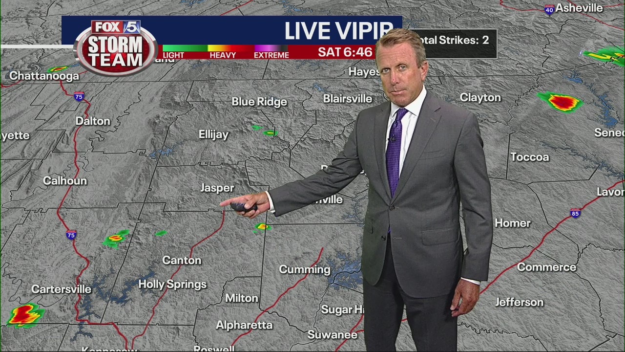 Saturday Evening Forecast Update
