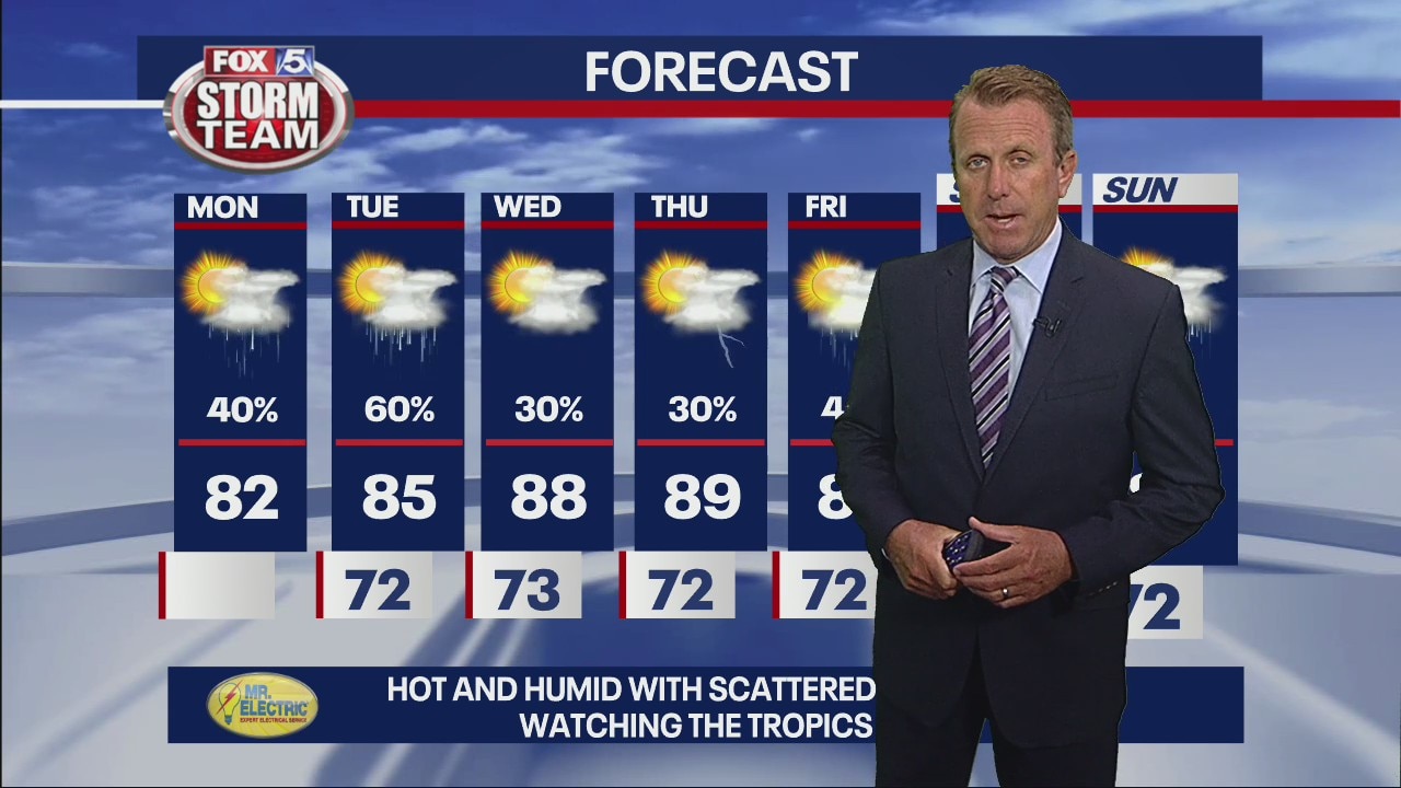 Monday Afternoon Forecast Update