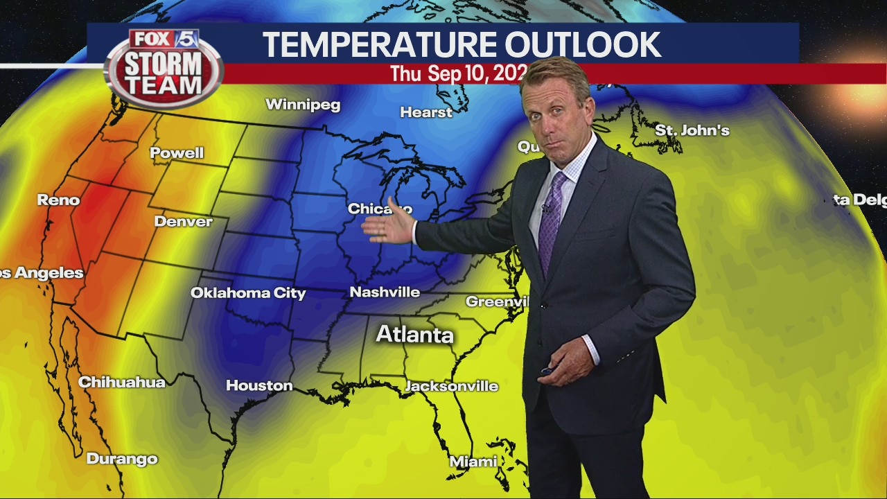 Monday late evening forecast