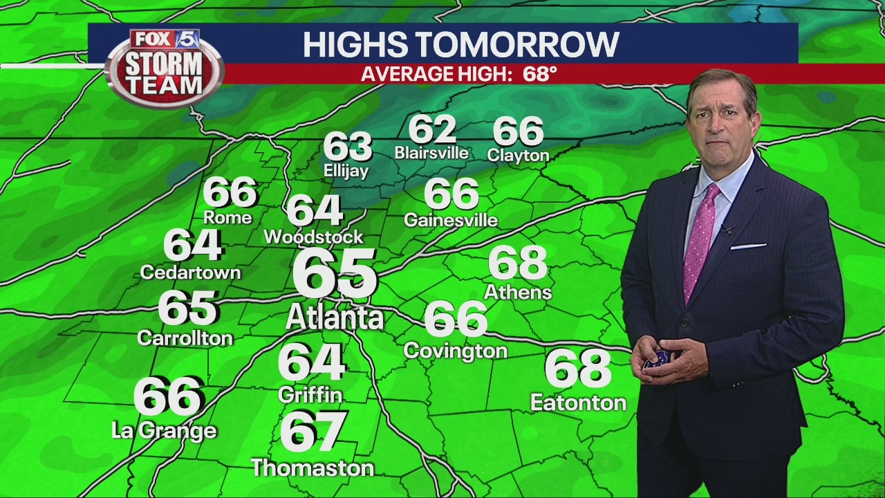 Monday late evening forecast