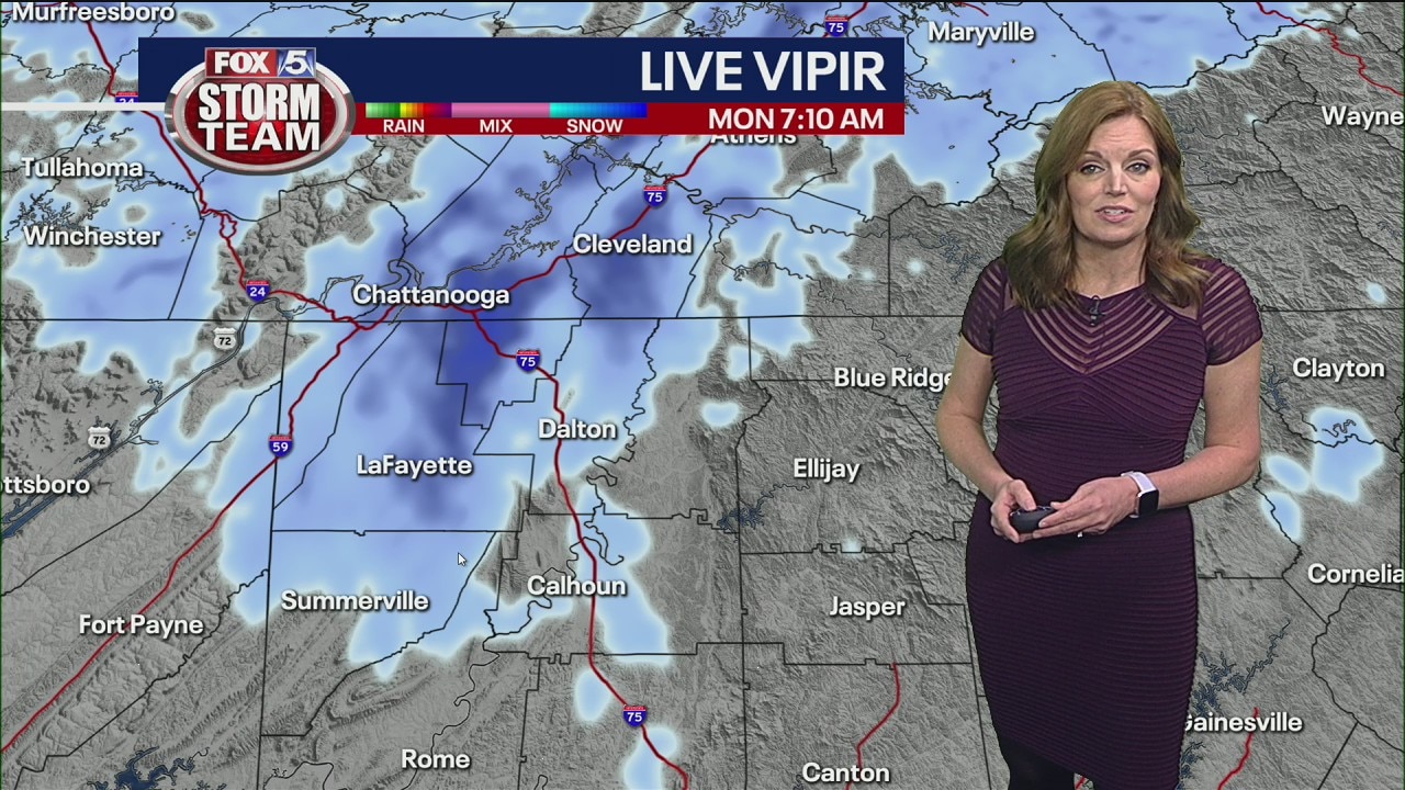 Monday morning forecast