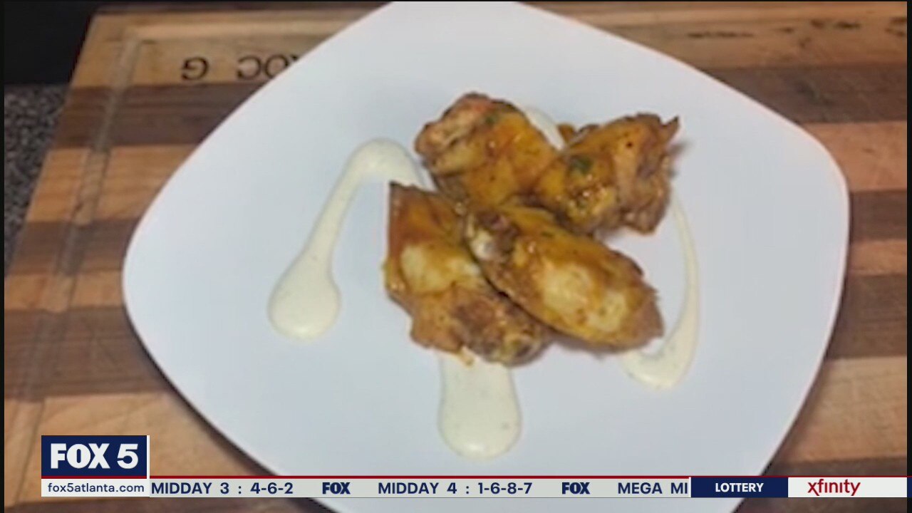 Chef Jamar Griddine shares his sticky chicken wings recipe