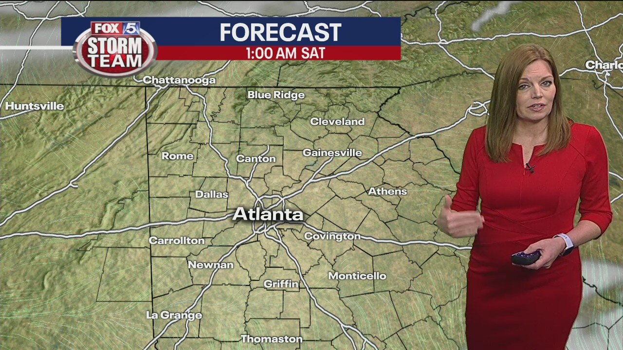 Friday morning forecast