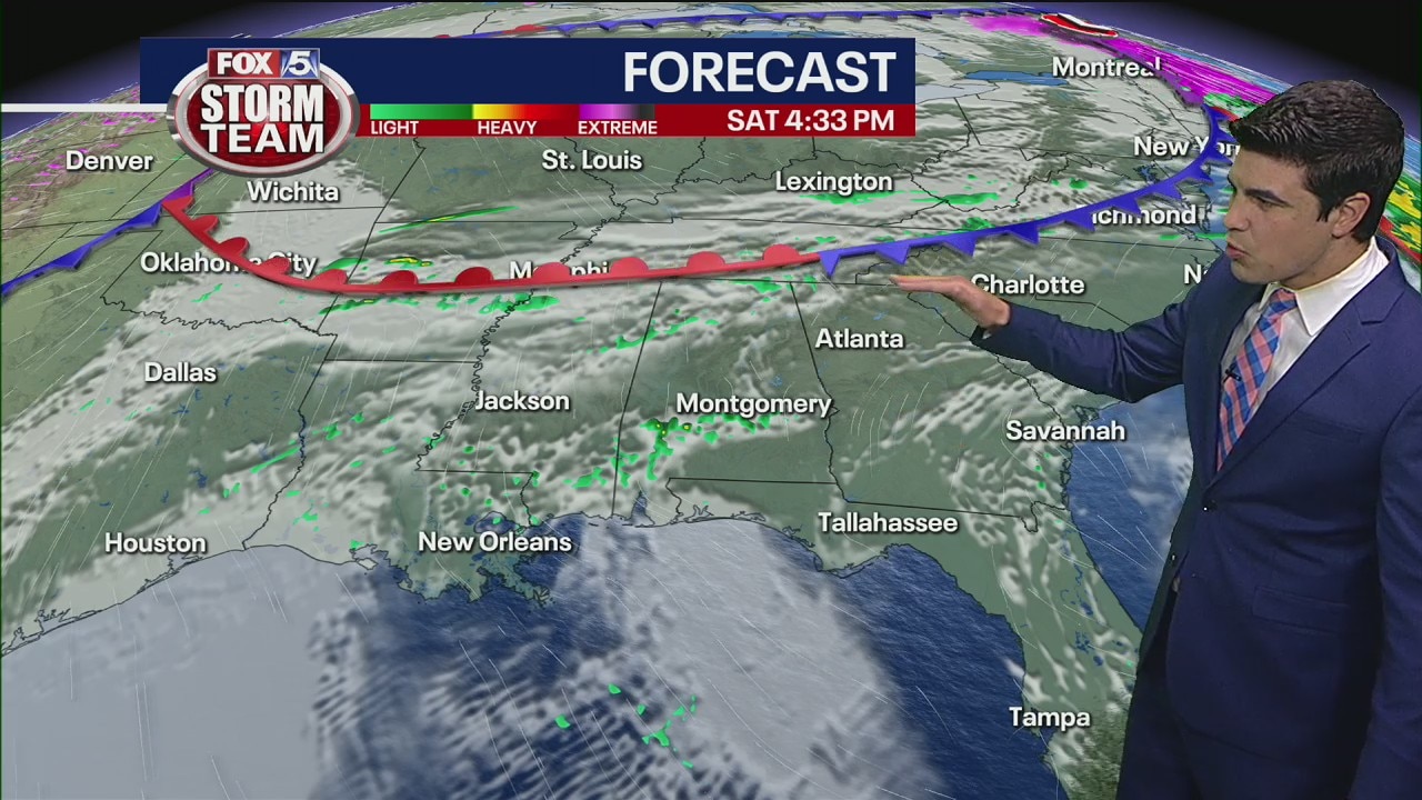 Saturday morning weather forecast