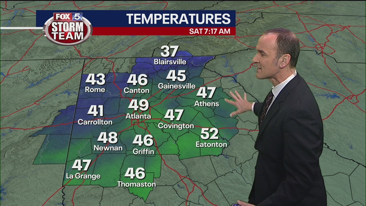 Saturday morning weather forecast