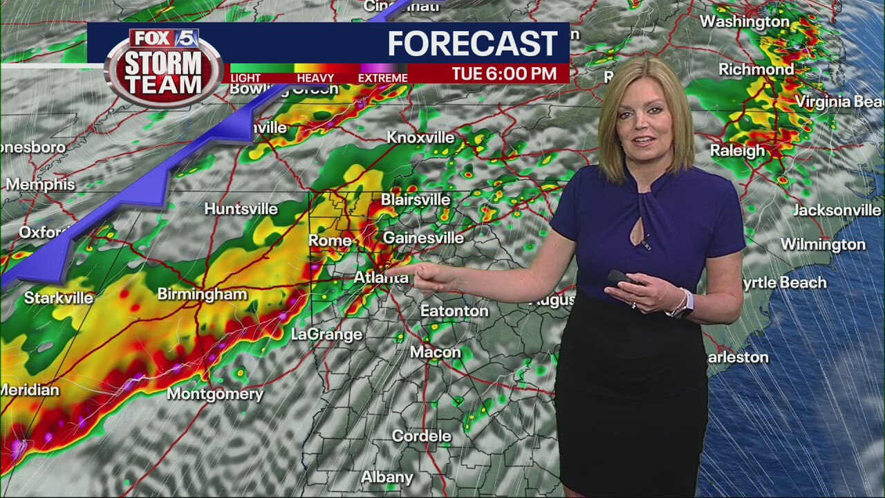 Tuesday morning forecast