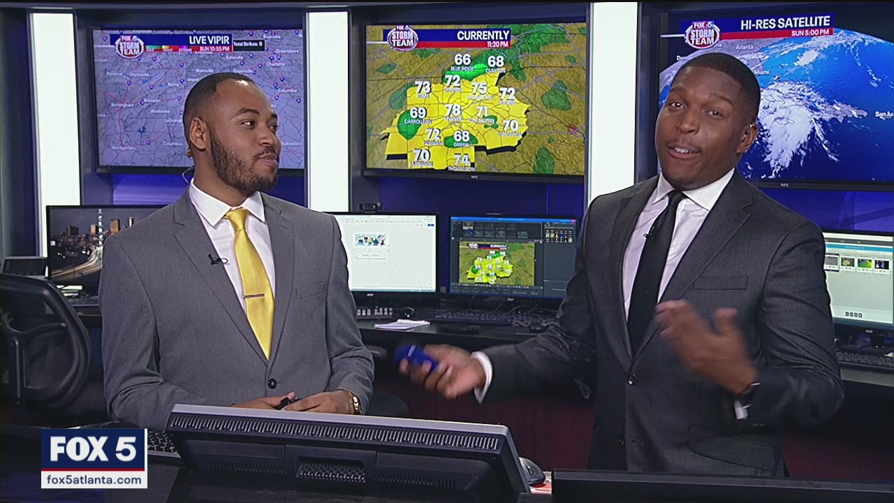 Sunday evening forecast