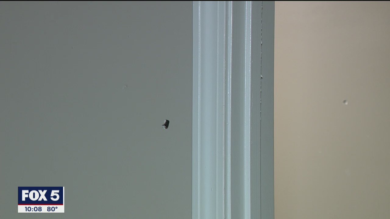 Gunfire narrowly misses mother, two daughters