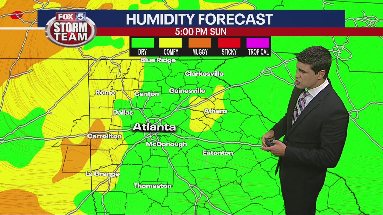 Thursday evening forecast