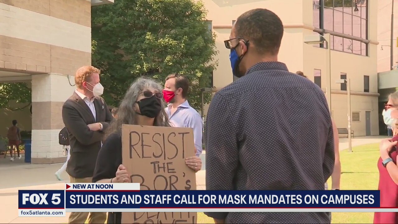 Students and staff call for mask mandate on Georgia campuses