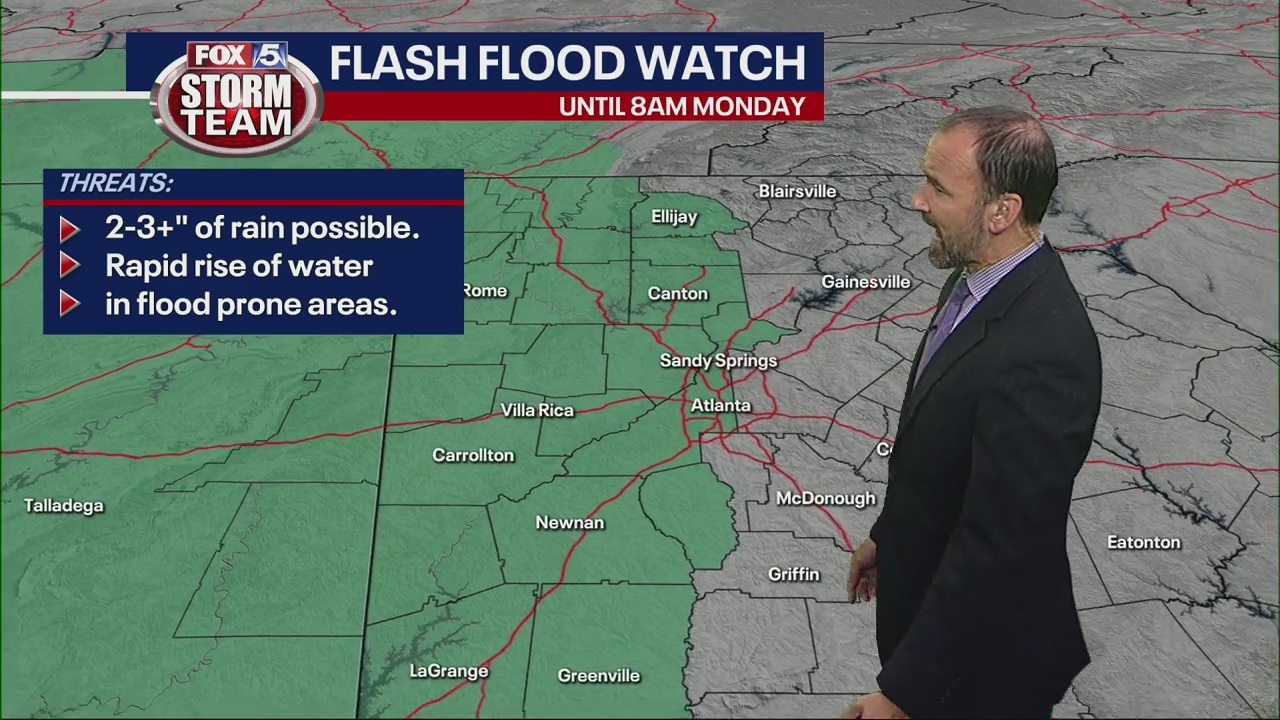 Sunday morning weather forecast