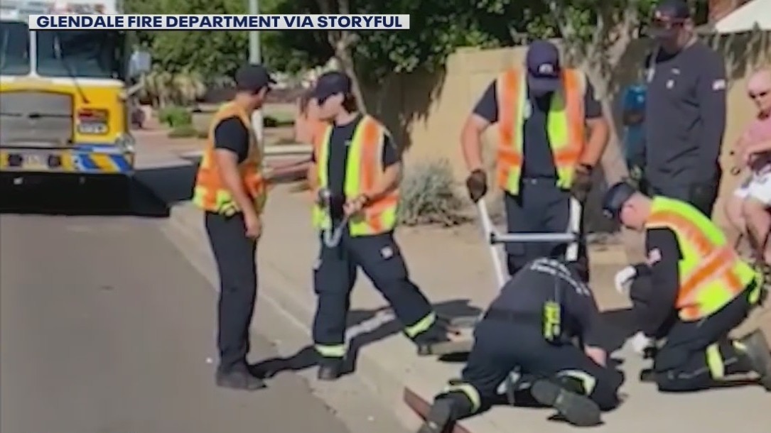 Man gets stuck in Arizona storm drain