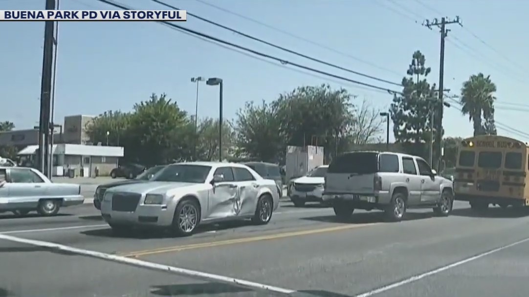 Man fires into school bus