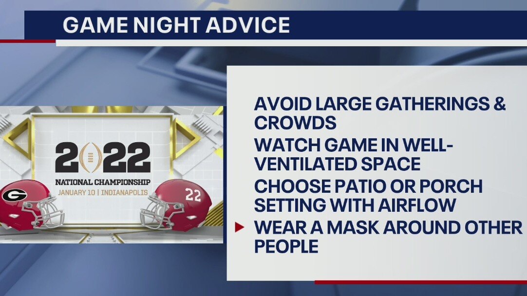 Game night health advice to stay safe while watching the game