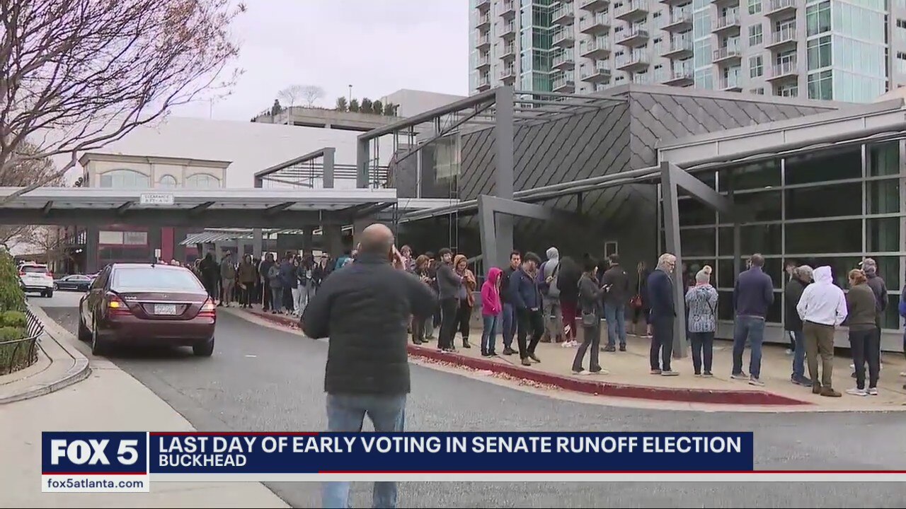 Last day of early voting for Senate runoff election