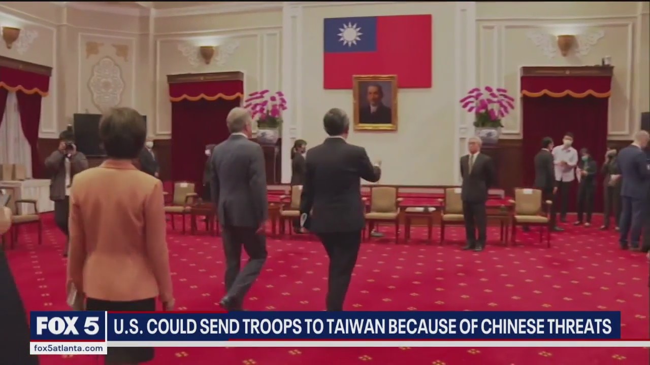 U.S. could send troops to Taiwan as China increases threats