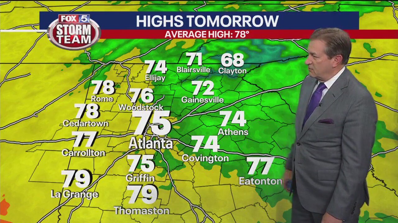 Friday night forecast update