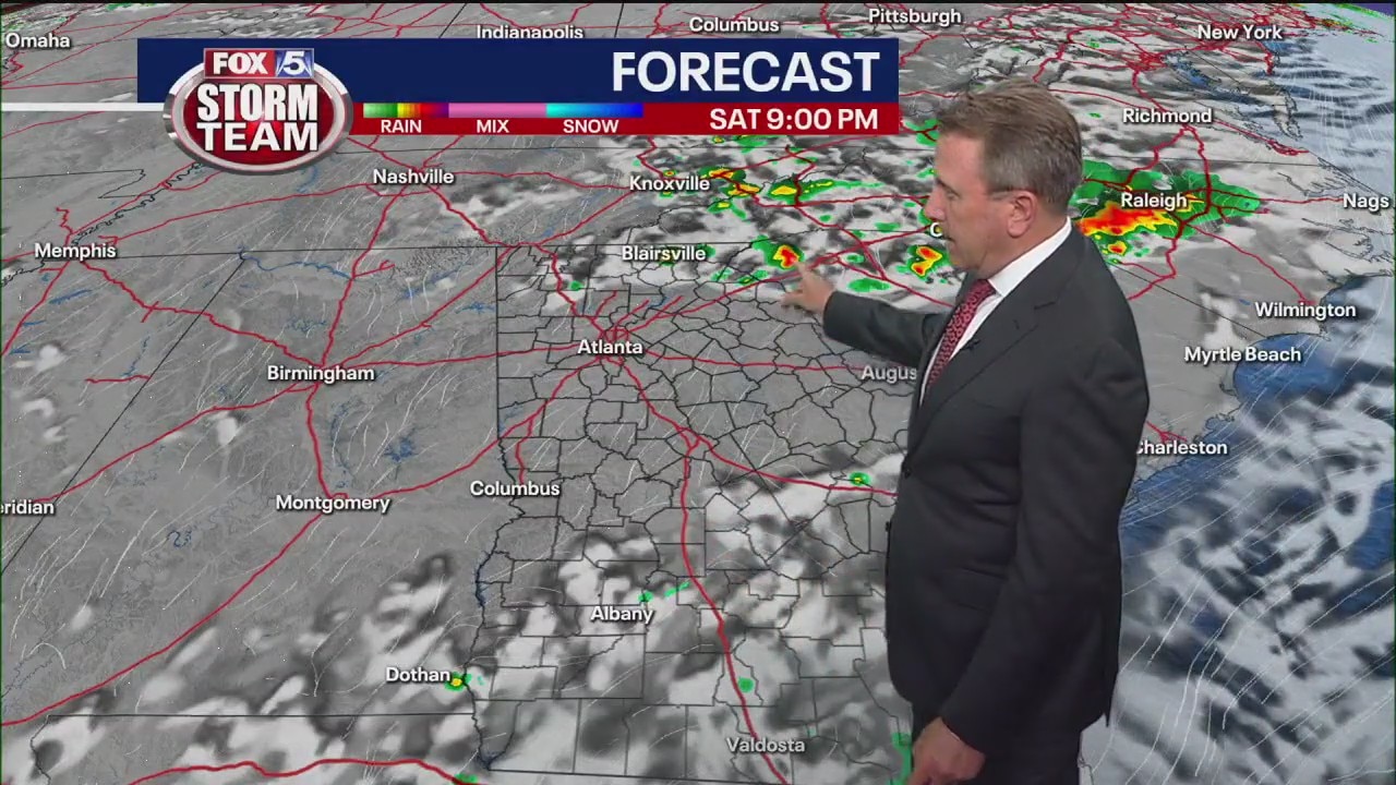 Friday night forecast