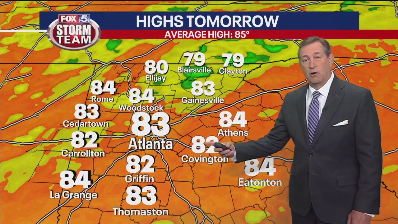 Wednesday evening forecast