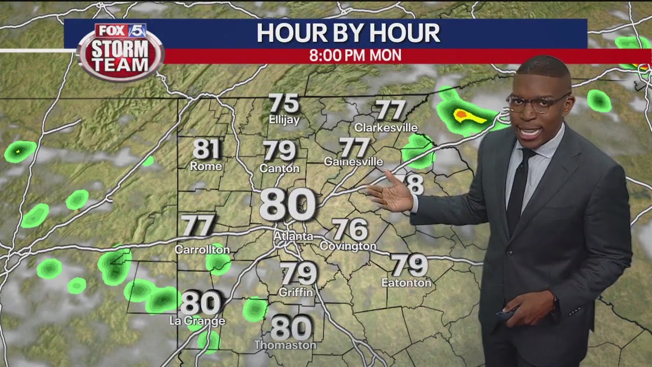 Sunday evening forecast update