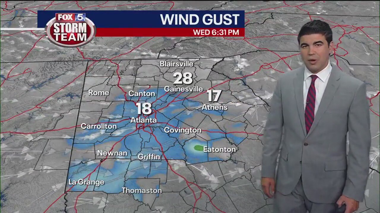Wednesday evening forecast update